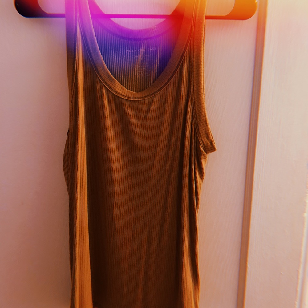 Mustard yellow tank